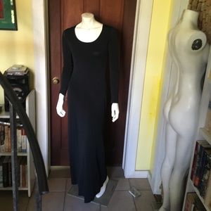 **SOLD**NWT Vintage BEBE Long Black Cut-out Gown